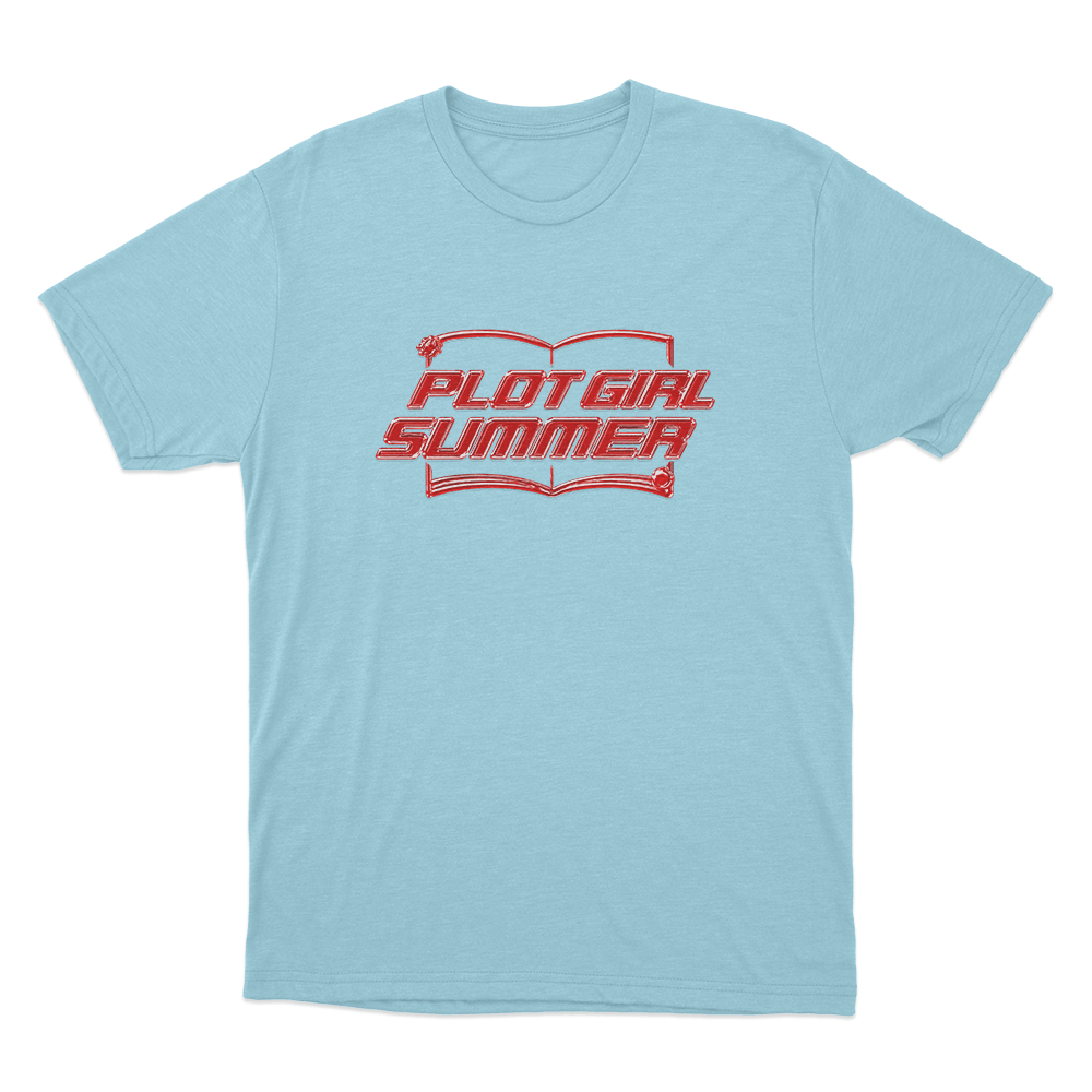 Plot Girl Summer Unisex T Shirt Sky Blue Plot Girl Summer Unisex T Shirt Sky Blue