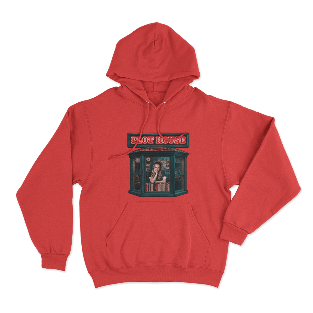Plot House Lottie Unisex Hoodie Red Plot House Lottie Unisex Hoodie Red