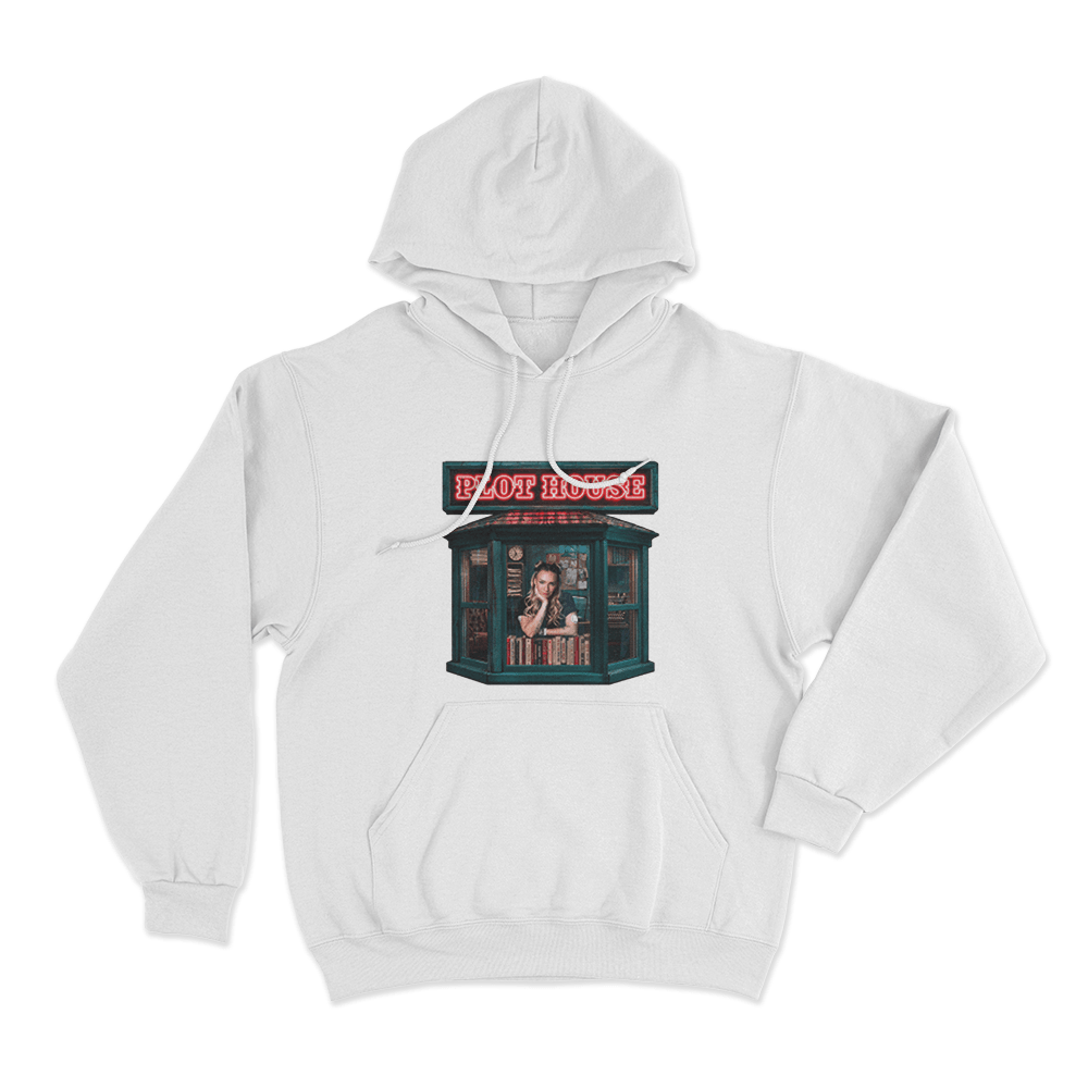 Plot House Lottie Unisex Hoodie White Plot House Lottie Unisex Hoodie White