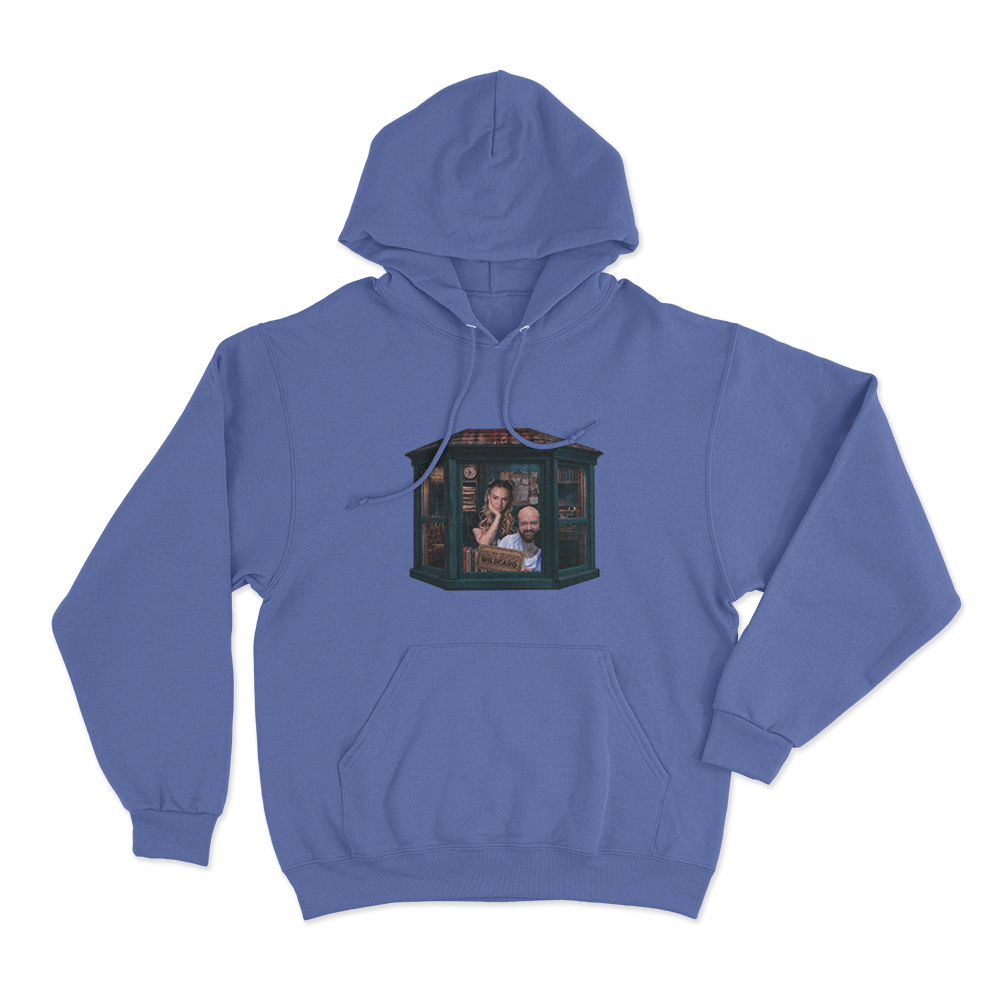 Plot House Wildcard Booth Unisex Hoodie Blue Plot House Wildcard Booth Unisex Hoodie Blue