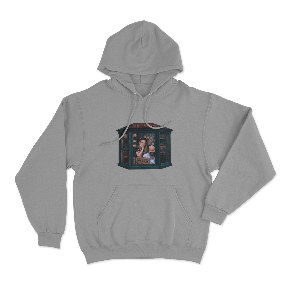 Plot House Wildcard Booth Unisex Hoodie Grey Plot House Wildcard Booth Unisex Hoodie Grey
