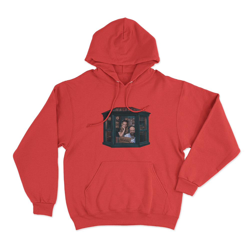 Plot House Wildcard Booth Unisex Hoodie Red Plot House Wildcard Booth Unisex Hoodie Red