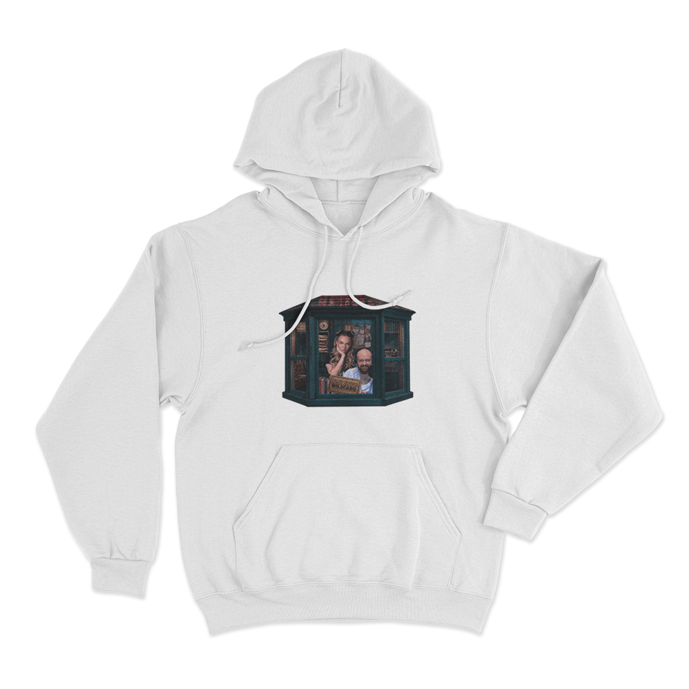 Plot House Wildcard Booth Unisex Hoodie White Plot House Wildcard Booth Unisex Hoodie White